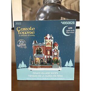 Carole Towne Fena's Village Shops 20th Anniversary Christmas Decor #4950828